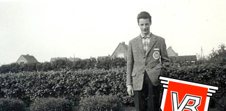 Heinz Hildebrandt, 15 år, DBU juniorlandsholdet, 1958. Foto: Privat.